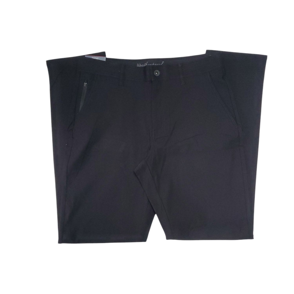 Men's Weatherproof Vintage Hybrid Tech Regular Taper Pants Black Size 38x30 NWT - Picture 4 of 11